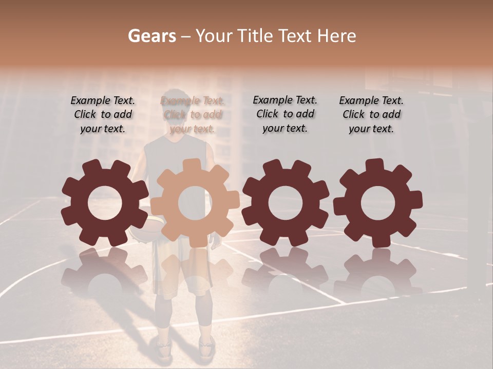 Basketball Urbanistic Young Man PowerPoint Template