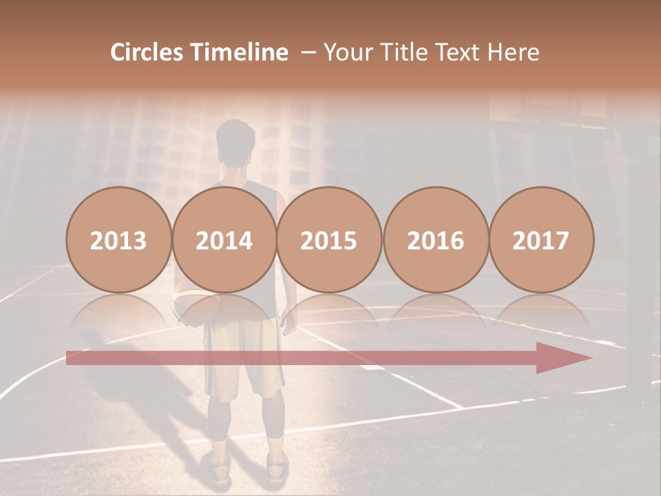 Basketball Urbanistic Young Man PowerPoint Template