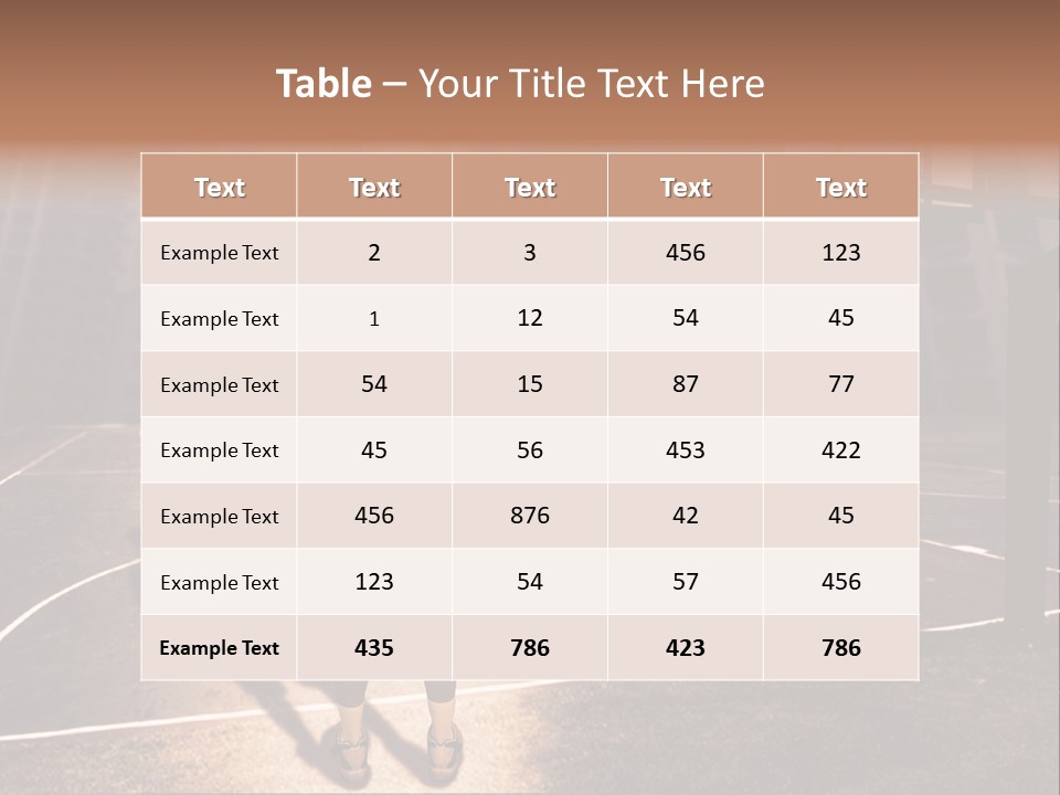 Basketball Urbanistic Young Man PowerPoint Template