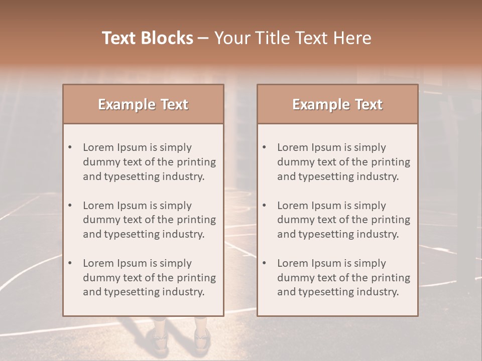 Basketball Urbanistic Young Man PowerPoint Template