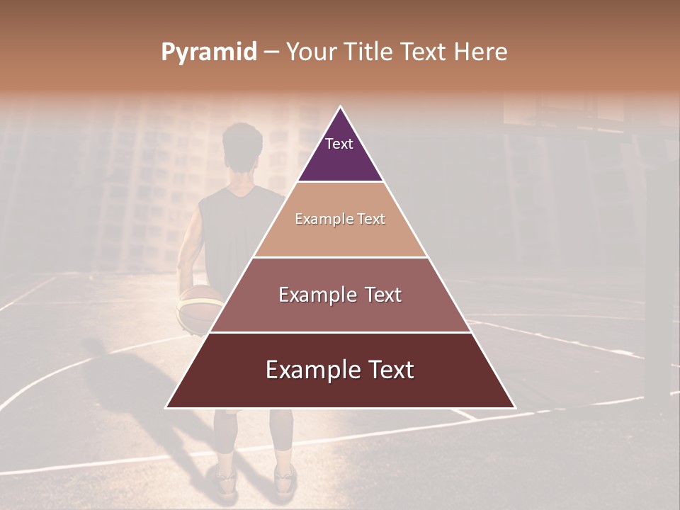 Basketball Urbanistic Young Man PowerPoint Template