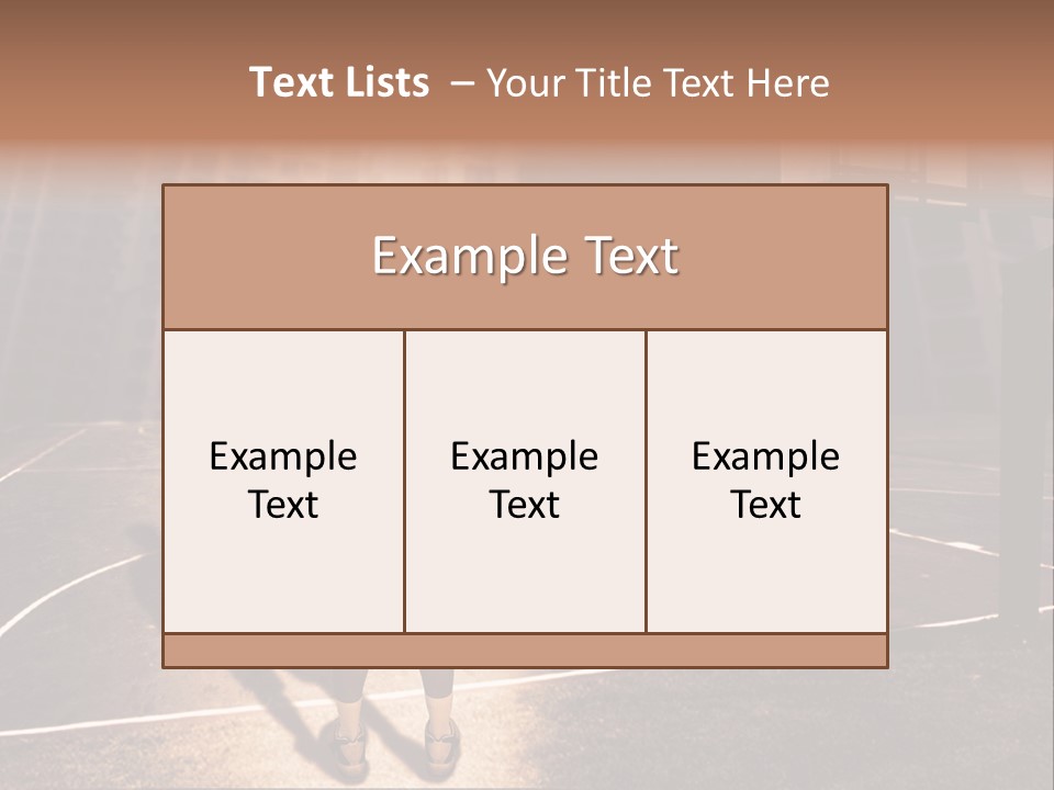 Basketball Urbanistic Young Man PowerPoint Template
