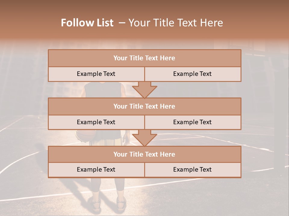 Basketball Urbanistic Young Man PowerPoint Template