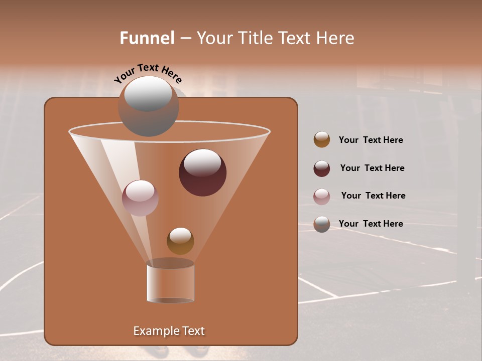 Basketball Urbanistic Young Man PowerPoint Template