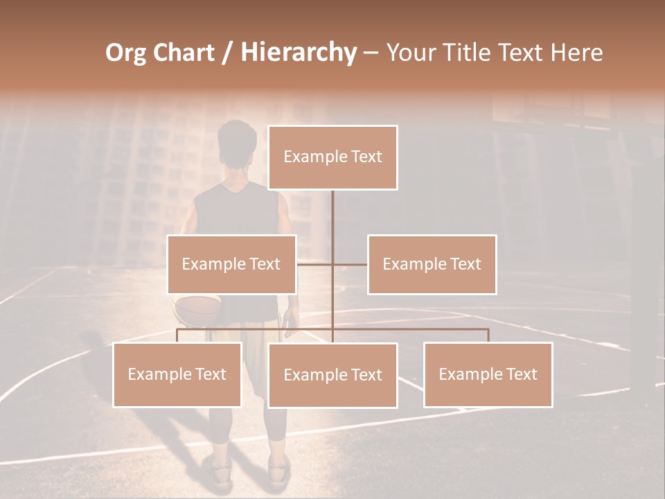 Basketball Urbanistic Young Man PowerPoint Template