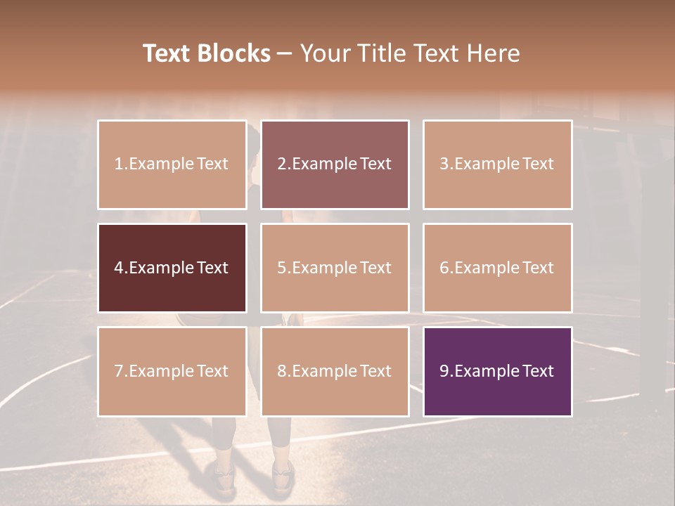 Basketball Urbanistic Young Man PowerPoint Template