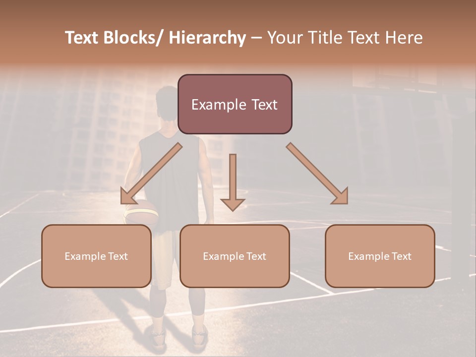 Basketball Urbanistic Young Man PowerPoint Template