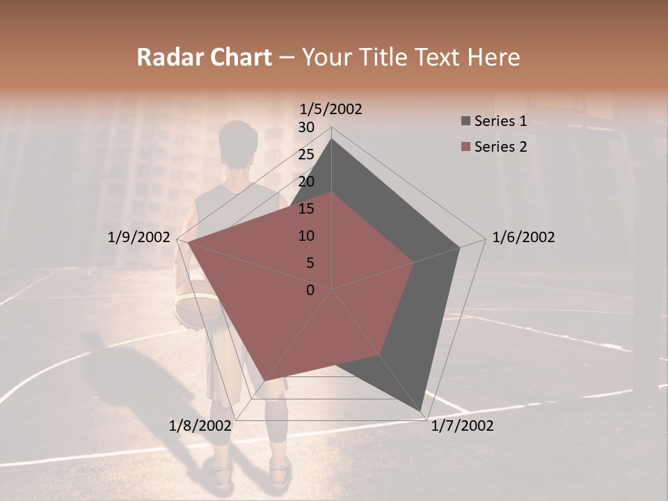 Basketball Urbanistic Young Man PowerPoint Template