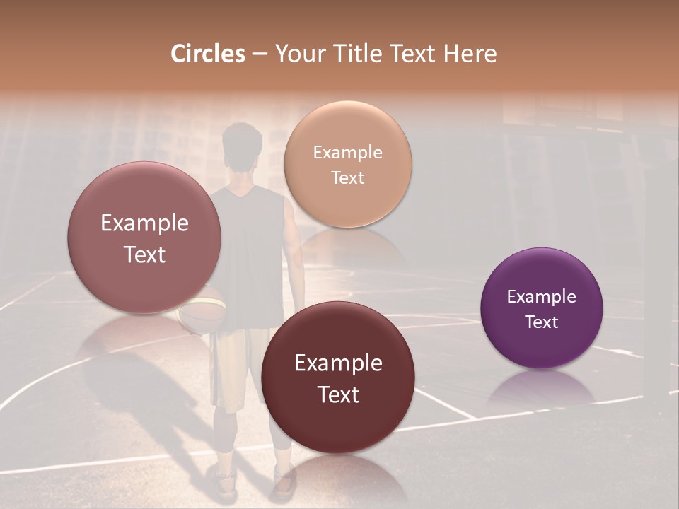 Basketball Urbanistic Young Man PowerPoint Template