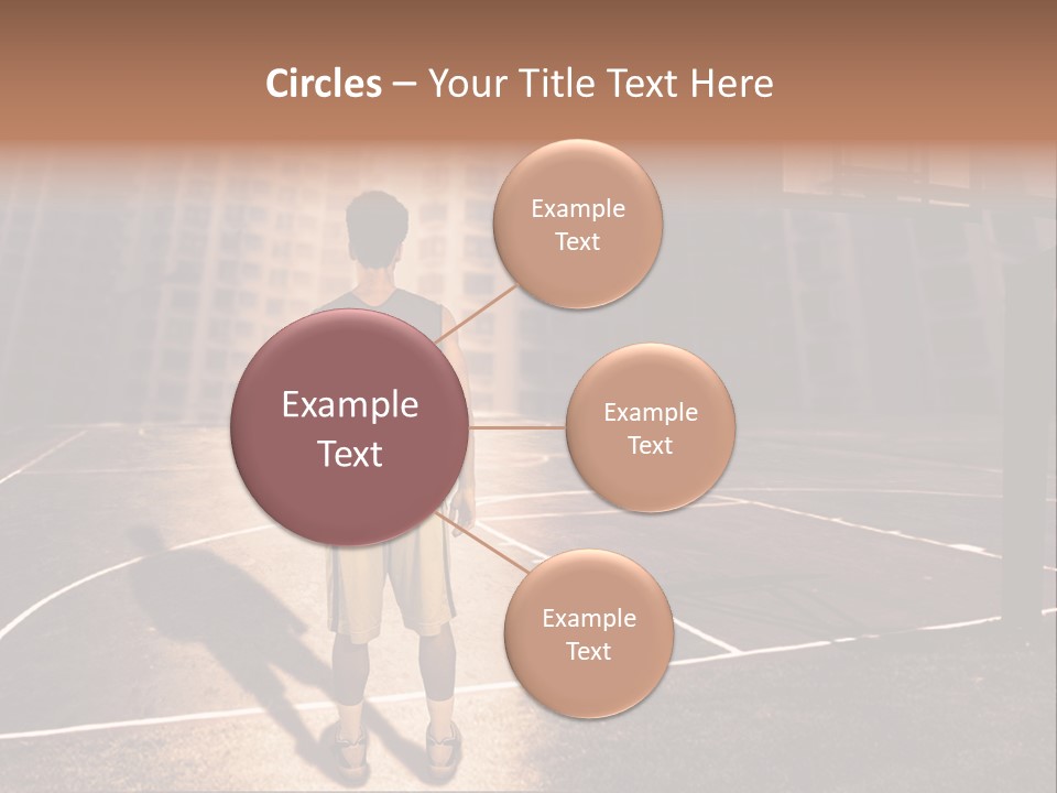 Basketball Urbanistic Young Man PowerPoint Template