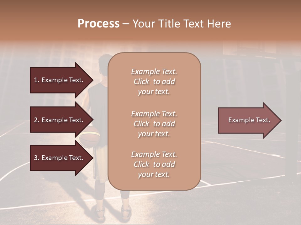 Basketball Urbanistic Young Man PowerPoint Template