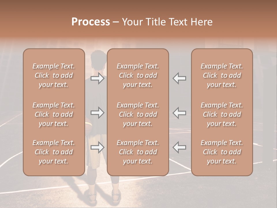 Basketball Urbanistic Young Man PowerPoint Template