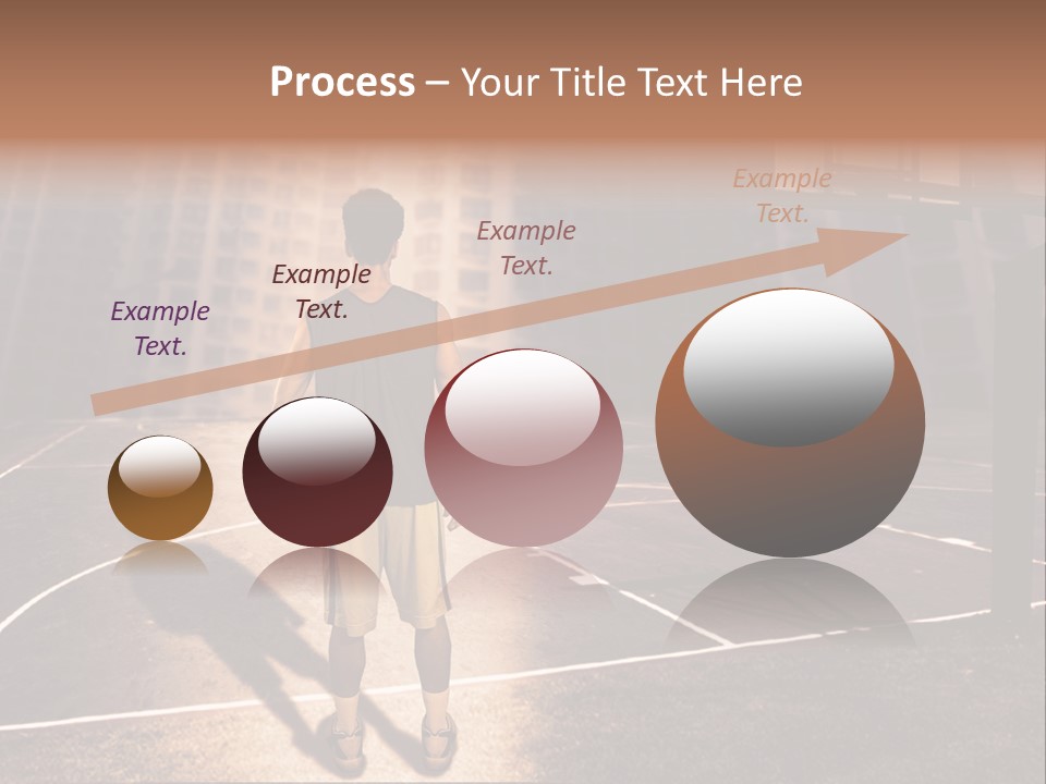 Basketball Urbanistic Young Man PowerPoint Template