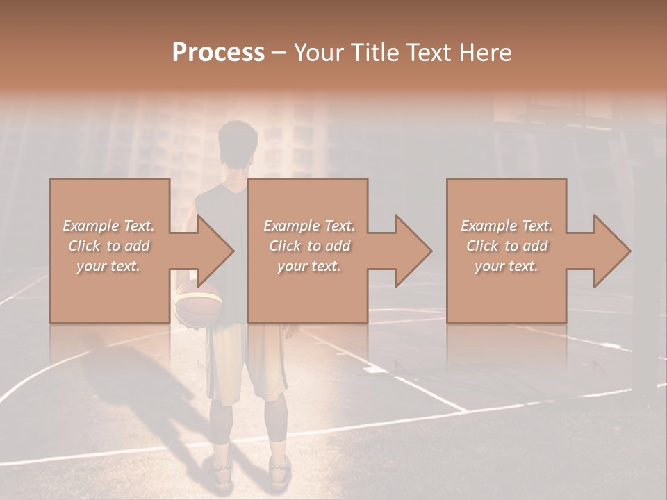 Basketball Urbanistic Young Man PowerPoint Template