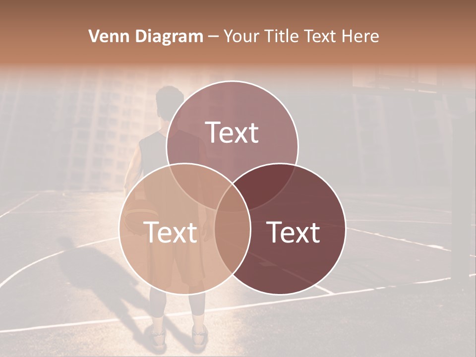 Basketball Urbanistic Young Man PowerPoint Template