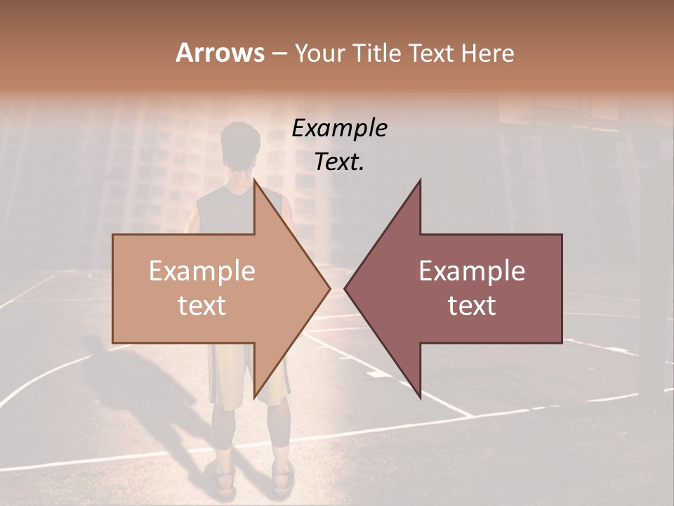 Basketball Urbanistic Young Man PowerPoint Template