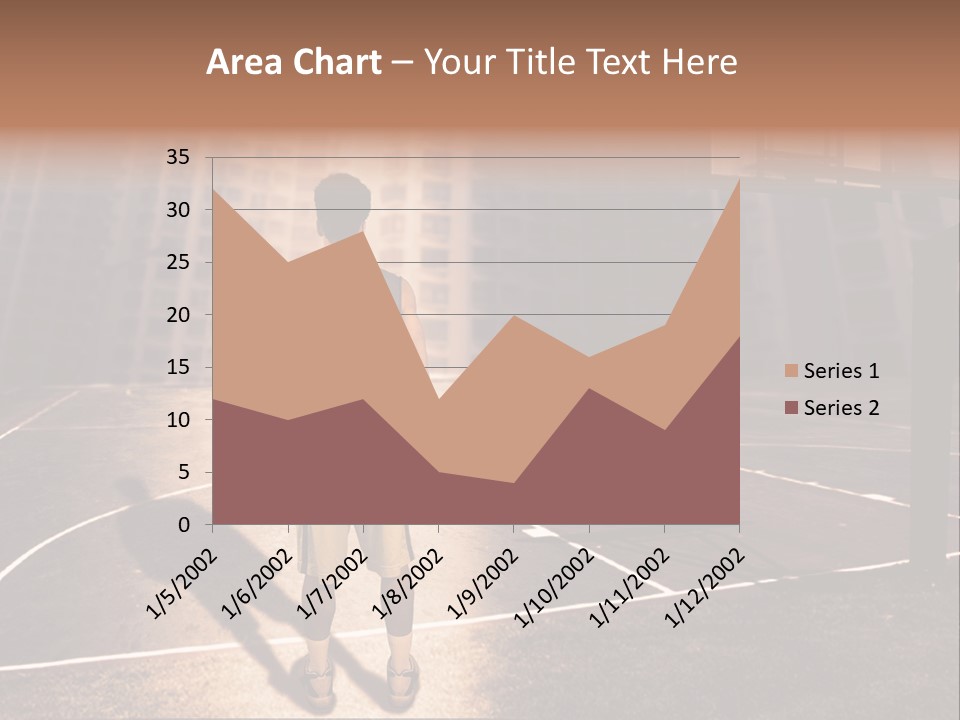 Basketball Urbanistic Young Man PowerPoint Template