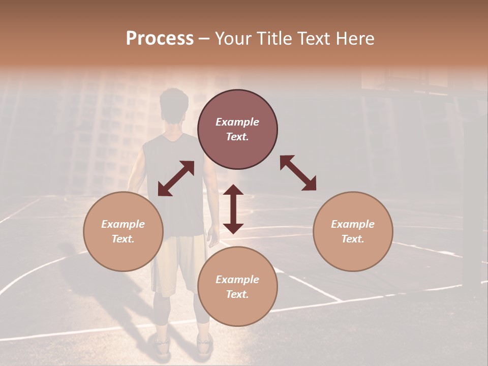 Basketball Urbanistic Young Man PowerPoint Template