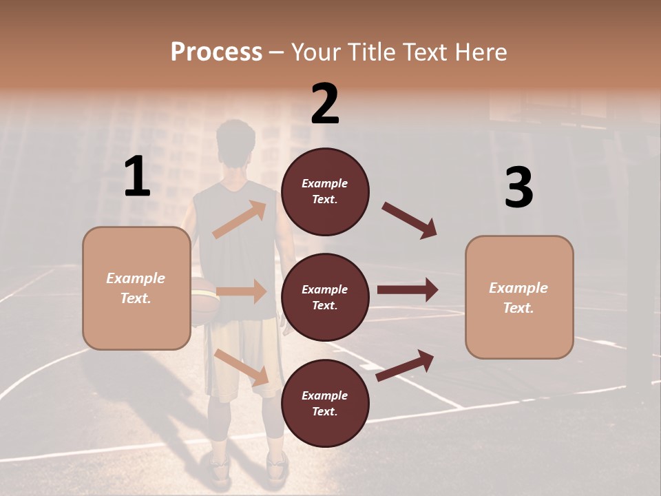Basketball Urbanistic Young Man PowerPoint Template
