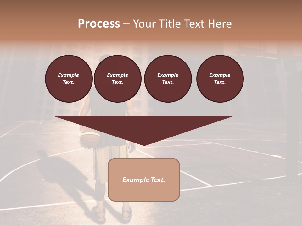 Basketball Urbanistic Young Man PowerPoint Template