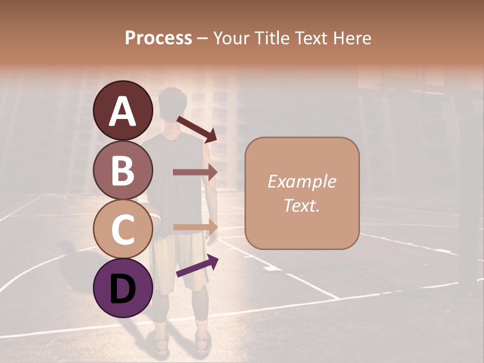 Basketball Urbanistic Young Man PowerPoint Template