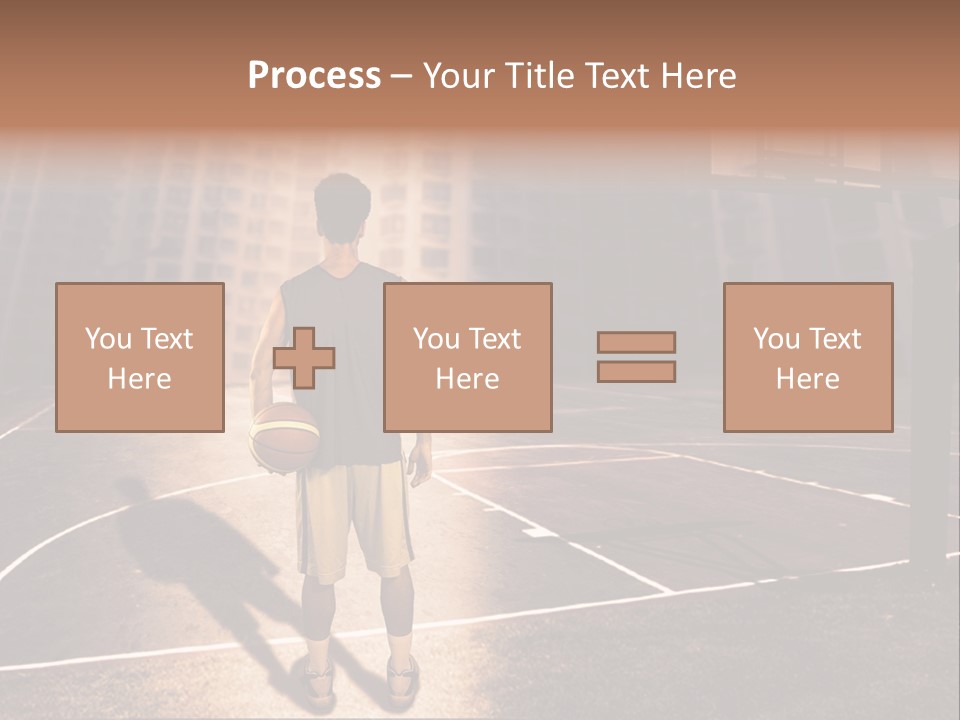 Basketball Urbanistic Young Man PowerPoint Template