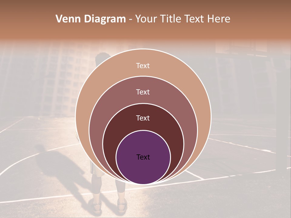 Basketball Urbanistic Young Man PowerPoint Template