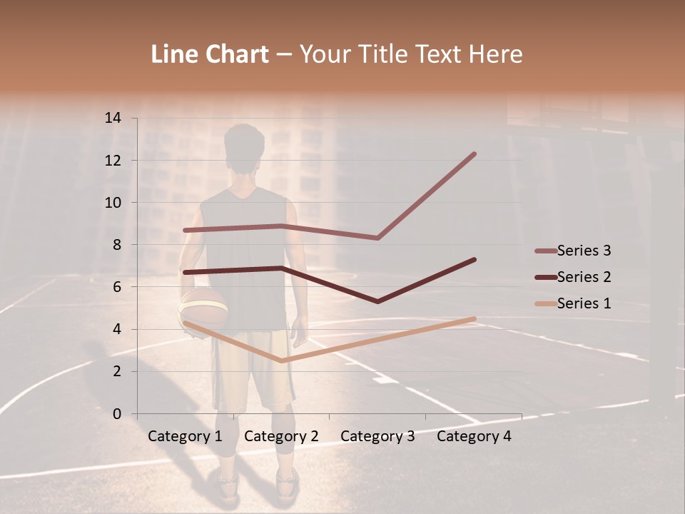 Basketball Urbanistic Young Man PowerPoint Template