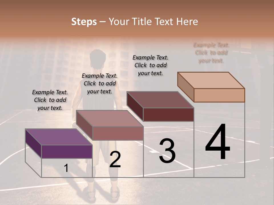 Basketball Urbanistic Young Man PowerPoint Template