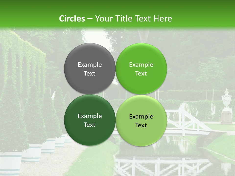 Lush Pond Season PowerPoint Template