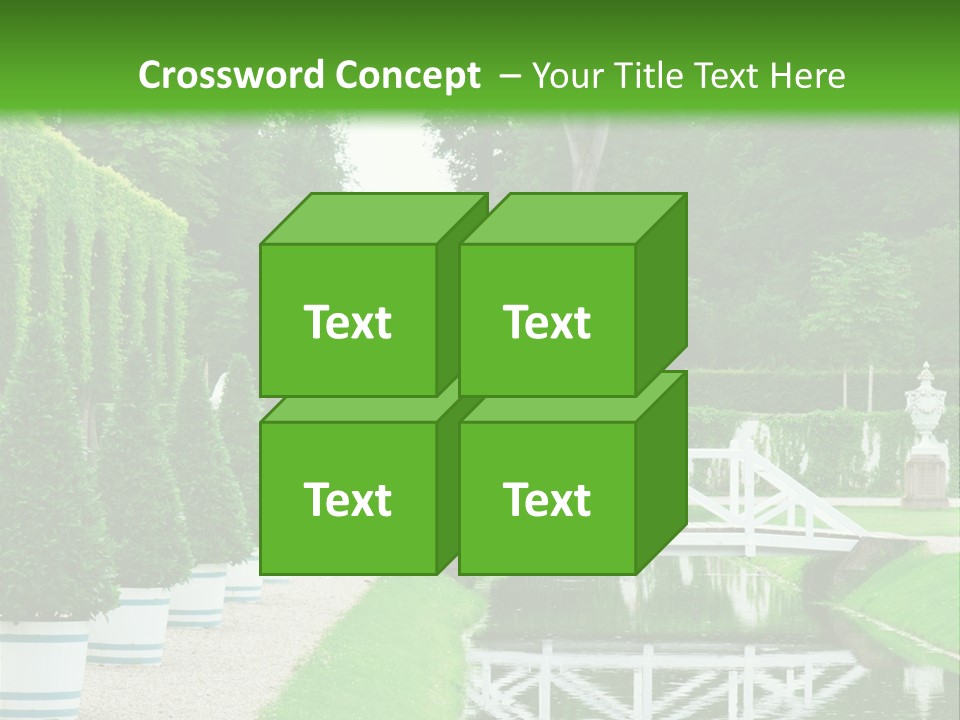 Lush Pond Season PowerPoint Template