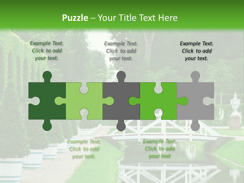 Lush Pond Season PowerPoint Template