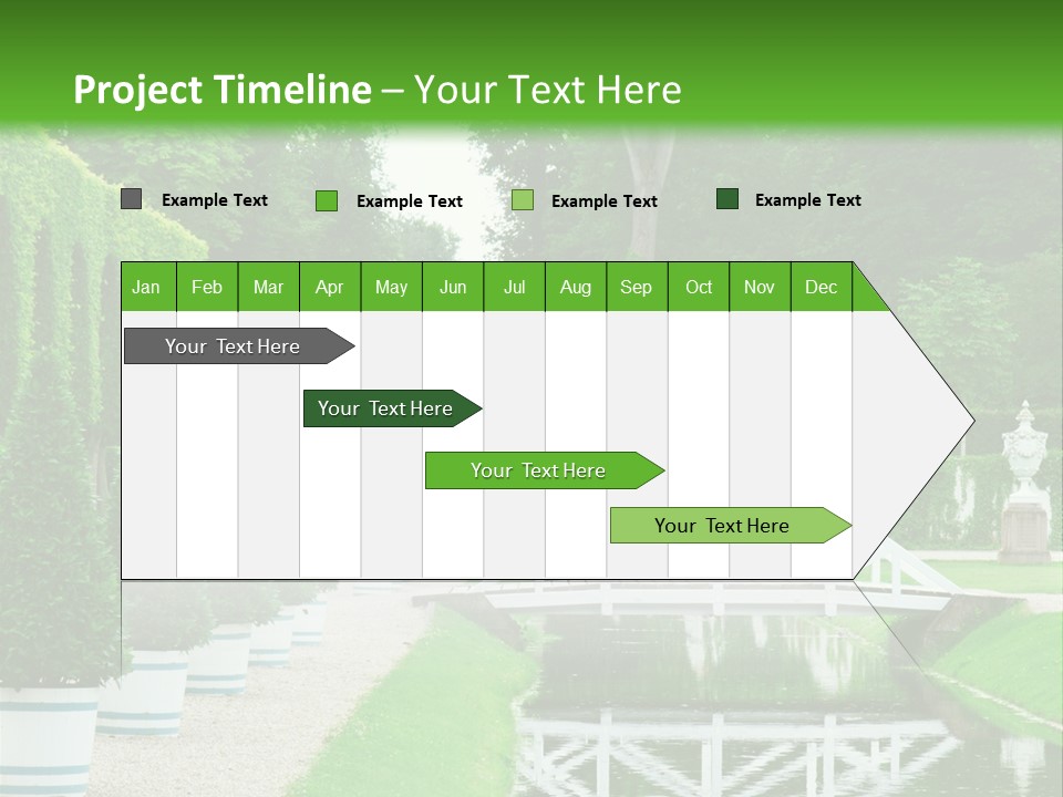 Lush Pond Season PowerPoint Template
