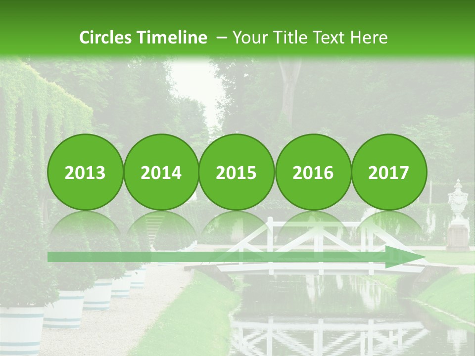 Lush Pond Season PowerPoint Template