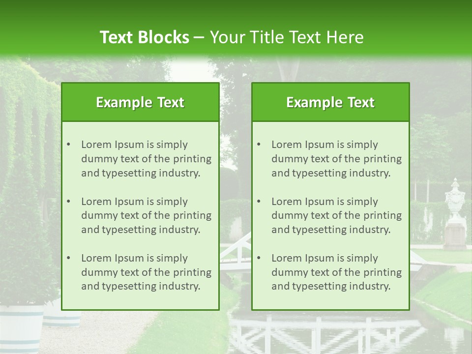 Lush Pond Season PowerPoint Template
