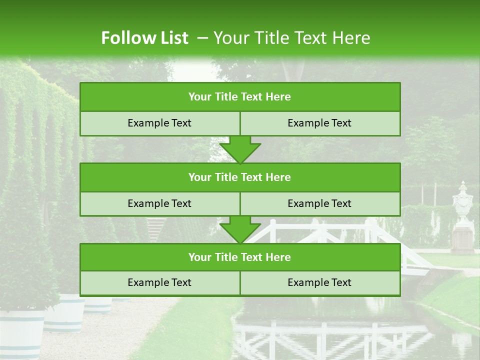 Lush Pond Season PowerPoint Template