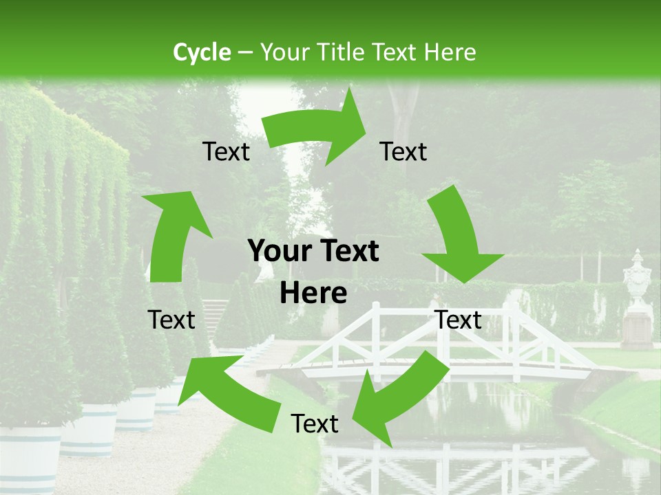 Lush Pond Season PowerPoint Template