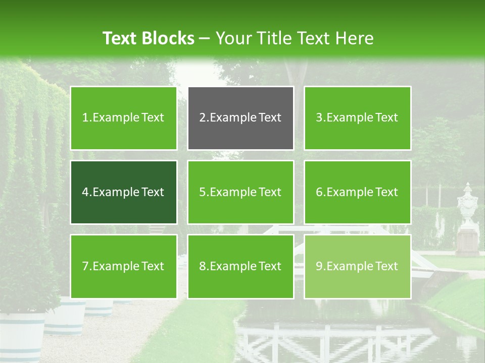 Lush Pond Season PowerPoint Template