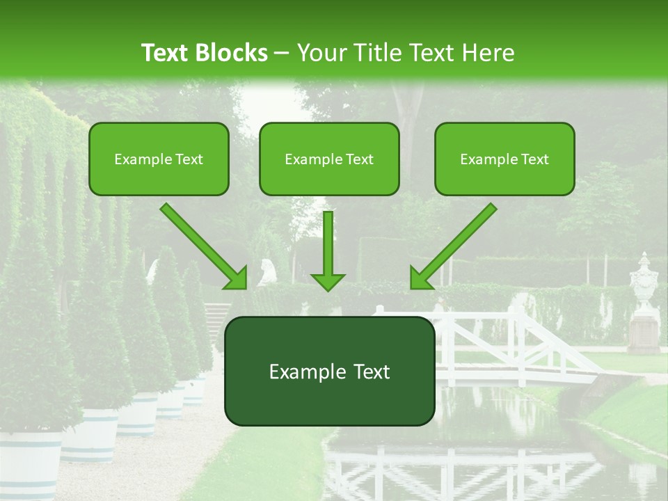 Lush Pond Season PowerPoint Template