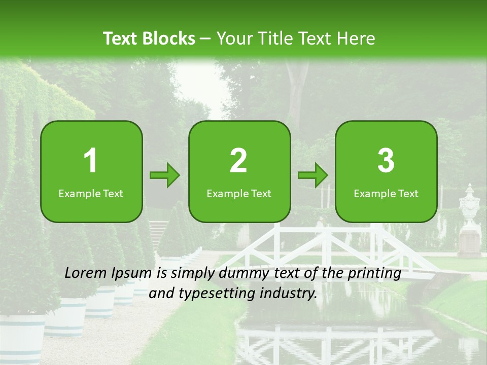 Lush Pond Season PowerPoint Template
