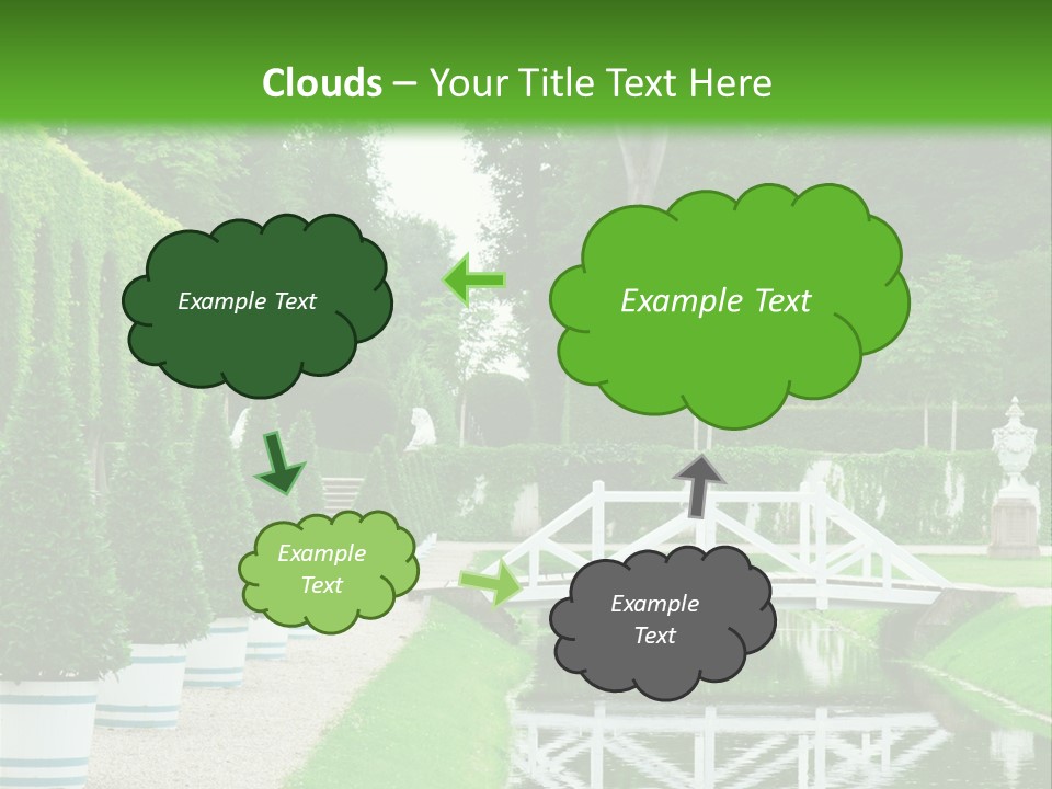 Lush Pond Season PowerPoint Template