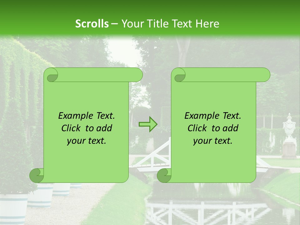 Lush Pond Season PowerPoint Template