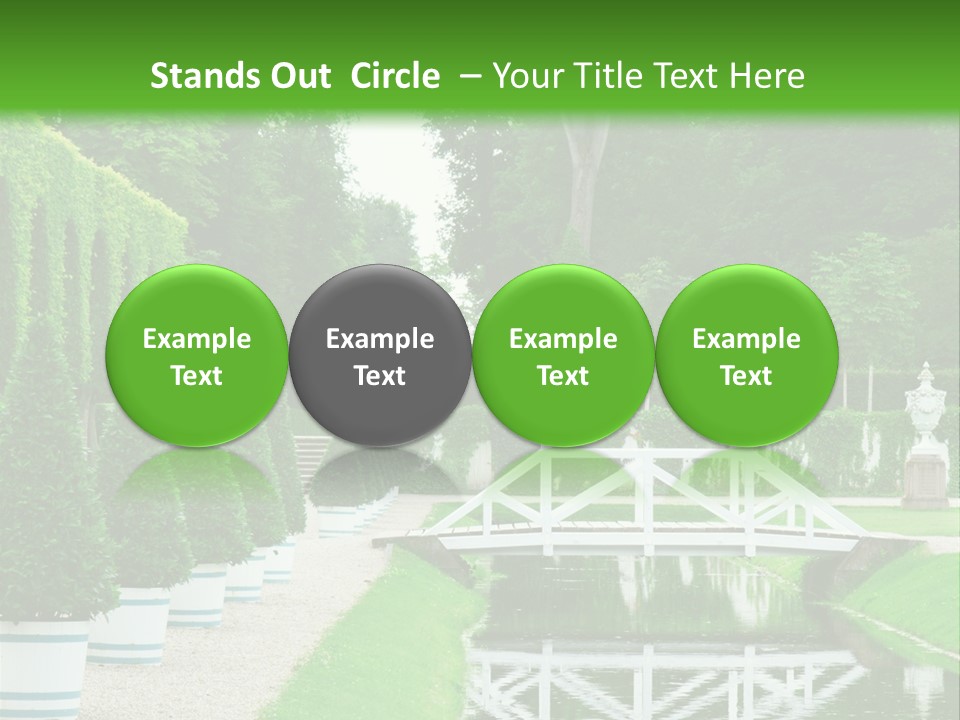 Lush Pond Season PowerPoint Template