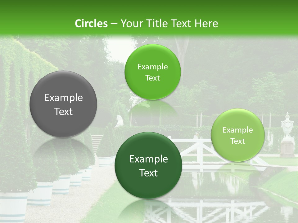 Lush Pond Season PowerPoint Template