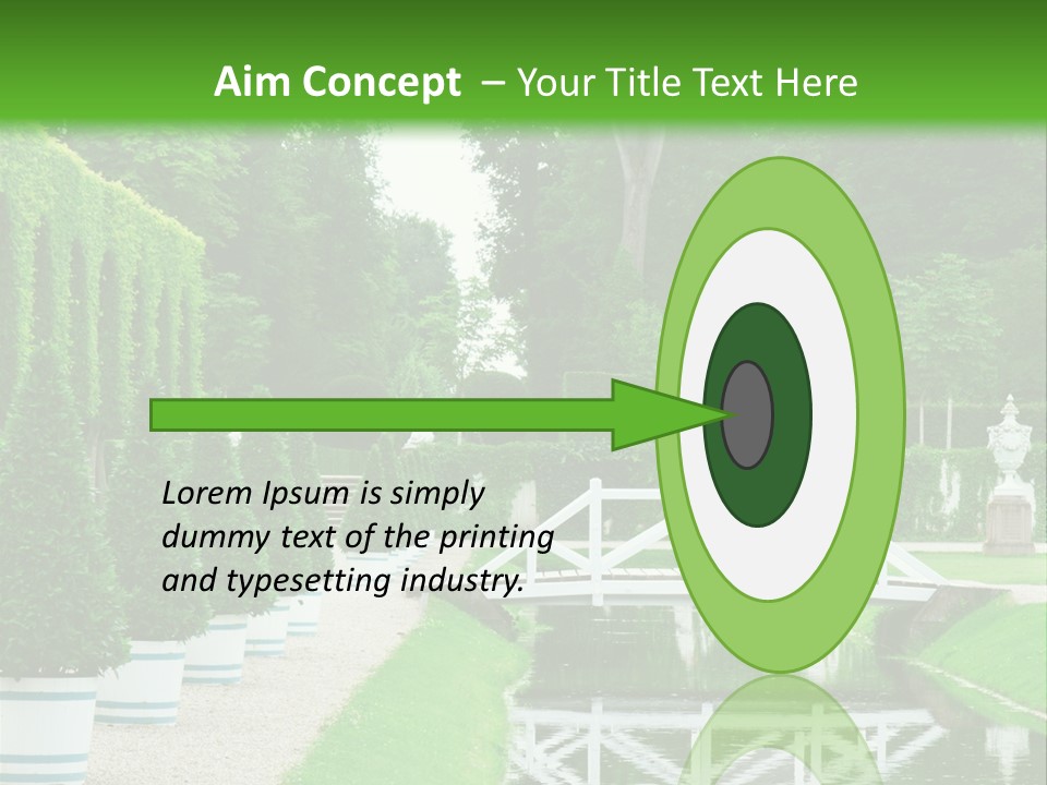 Lush Pond Season PowerPoint Template