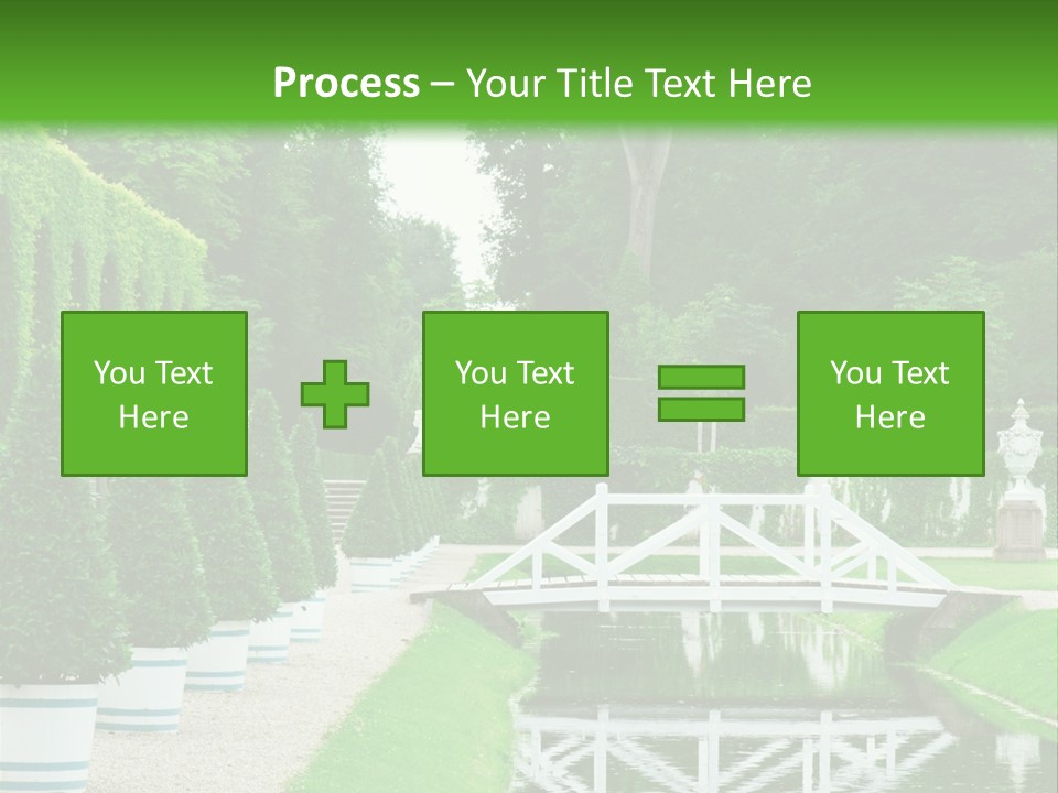 Lush Pond Season PowerPoint Template