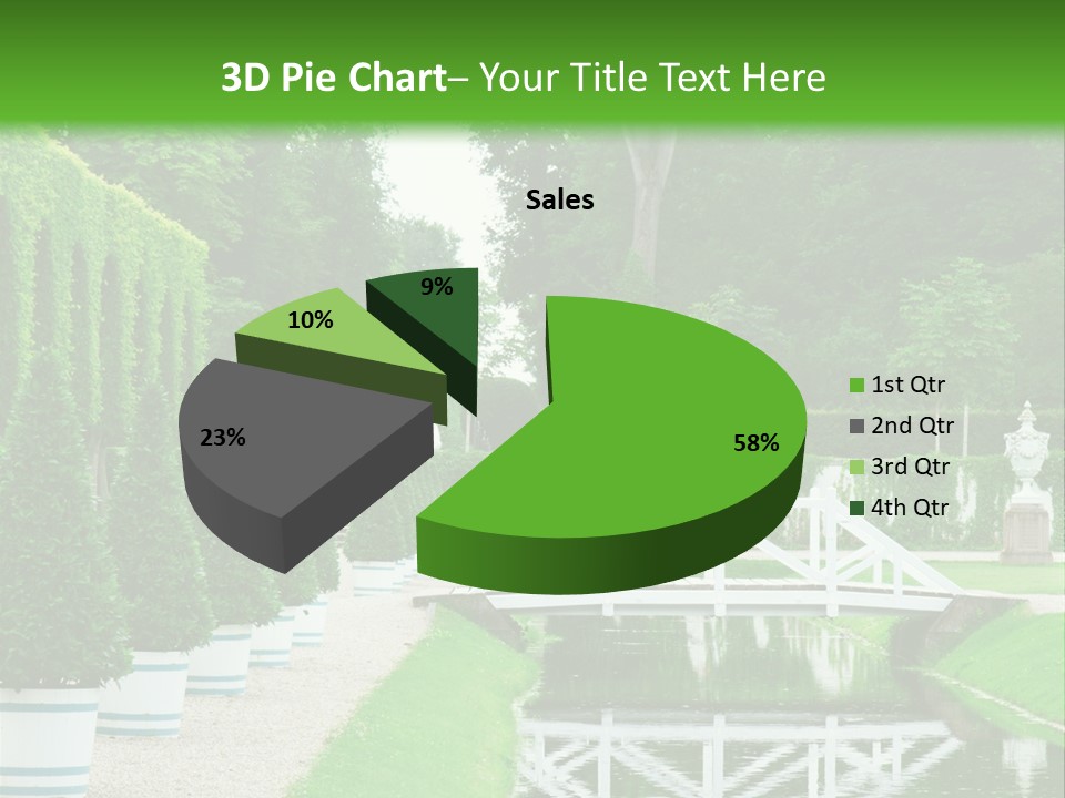 Lush Pond Season PowerPoint Template