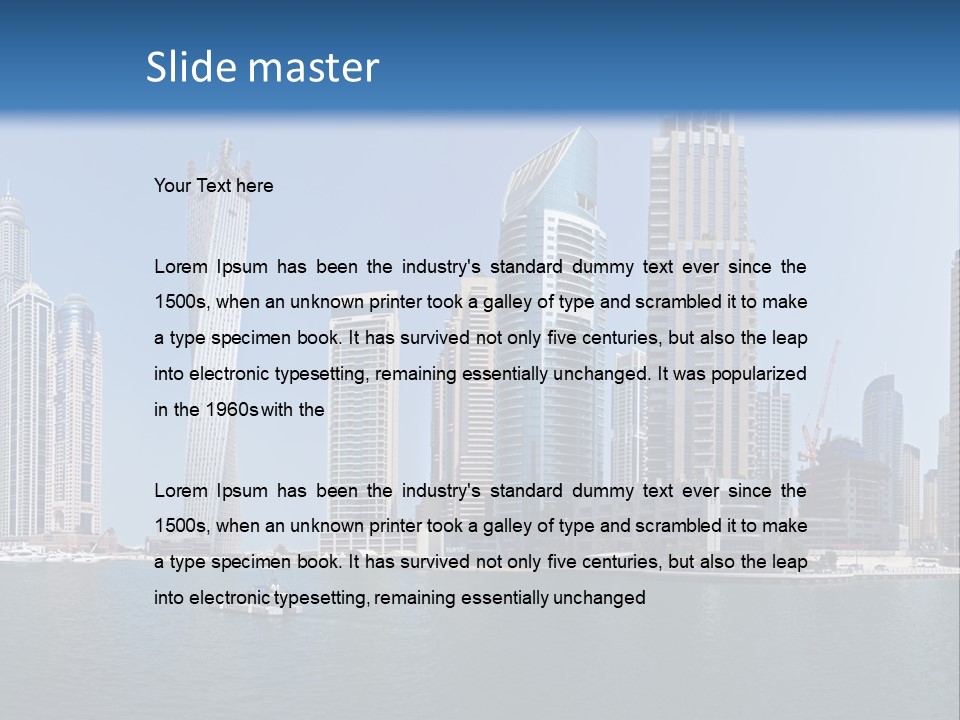 White Furniture Modern PowerPoint Template