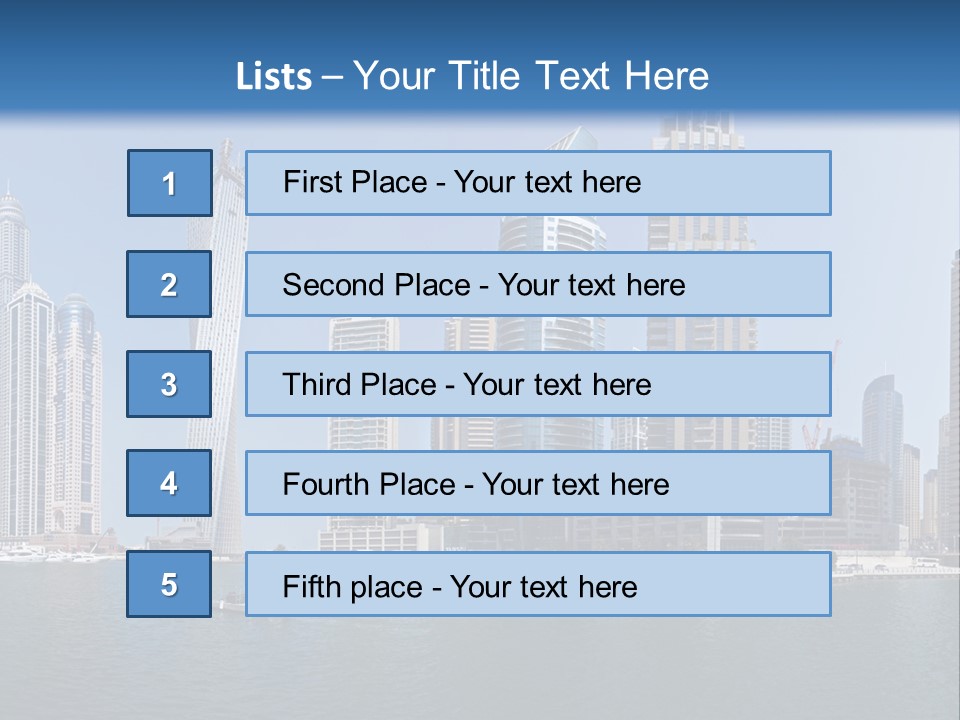 White Furniture Modern PowerPoint Template