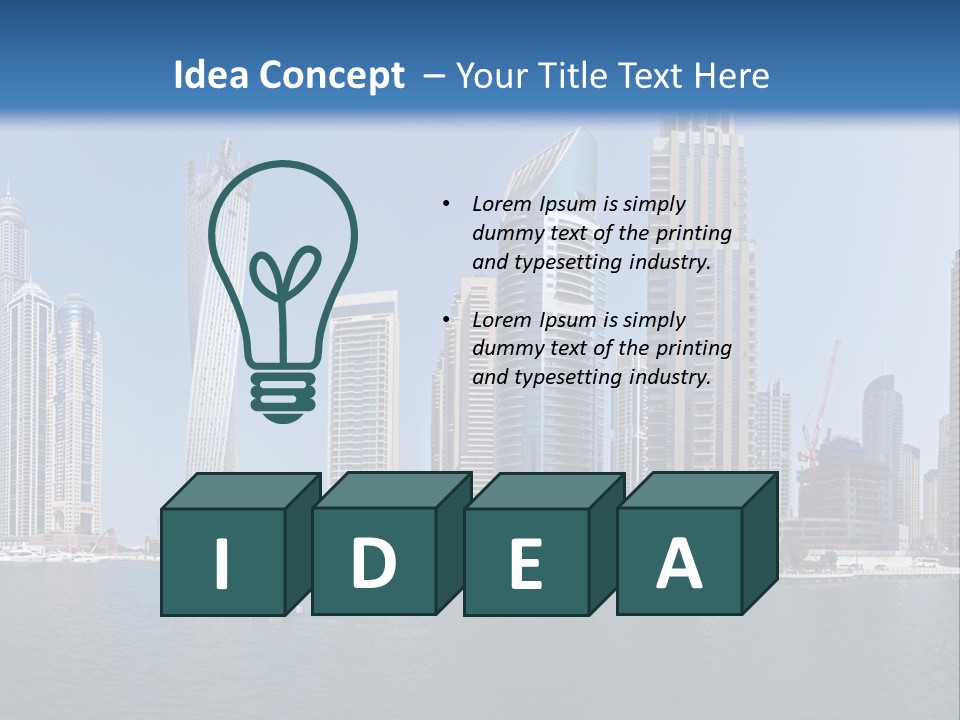 White Furniture Modern PowerPoint Template